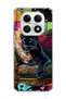 Redmi Note 15 4g Compatible Black Panther Printed Transparent Phone Case