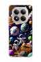 Redmi Note 15 Pro 4g / 5g Compatible Cute Astronaut Planet Printed Transparent Phone Case