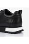 100% Genuine Leather Premium Black Men's Sports Shoes Trend Casual Model Special Sole Series - 3