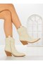 Ciocate dama bej din material textil Evavyna - 4