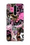 Redmi Note 8 Pro Compatible Pink Leopard Fashion Printed Transparent Phone Case