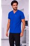 Men's Envelope Collar Bitter Green, Burgundy, Brick, Saks Blue Lycra Belinda Fabric Doctor Scrubs Single Top - 7