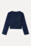Women's Navy Blue Regular Fit Shirt Jacket - 2