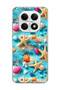 Redmi Note 15 4g Compatible Starfish Seashell Printed Transparent Phone Case