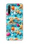 Redmi Note 8 Compatible Starfish Seashell Printed Transparent Phone Case