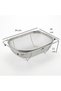 Stainless Steel Washing Basket with Extendable Handles – Silver, 34 × 24 × 11 cm - 3