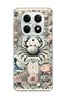 Redmi Note 15 4g Compatible Transparent Phone Case with Crab Sign Printed