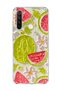 Redmi Note 8 Compatible Watermelon Oil Painting Printed Transparent Phone Case