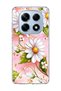 Redmi Note 14 Pro 4g Compatible Daisy Pink Printed Transparent Phone Case