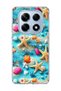 Redmi Note 14 Pro 4g Compatible Starfish Seashell Printed Transparent Phone Case