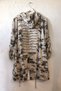 Italian Beige Hooded Camouflage Jacket with Pockets and Sequins on the Back, Oversize Woven Jacket 92 75 - 2