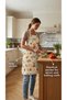 Duck Fabric Kitchen Apron 68X74 cm – Pumpkin and Sunflower Patterned, Water Repellent Stain-Resistant Women's Kitchen Apron - 4