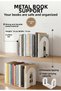 2 Pieces Metal Book Support - Book Holder - Home and Office Decorative Accessory