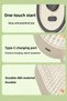 Electric Hair Comb with Spray 10ml Water Oil Container Antistatic Hair Care Brush Anti-Frizz - 7