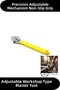 Frog Key 10 Inch 250 mm Adjustable Mouth Opening with Millimeter Scale Professional Carbon Steel English Nut Bolt Removal Plumbing Auto Bicycle Repair Hand Tool Non-Slip Ergonomic Handle Yellow
