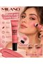 2-in-1 Sponge Tip Liquid Blush and Lipstick – Powder Puff Blush Lipstick – 4 Color Options - 2