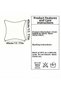 Set of 4 Soft Rabbit Hair Fur Quilted Throw Pillow Covers - Velvet Luxury Sofa Cushion Cover on the Backside 45X45 - 3