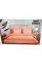 Nev Series -Red Effect Pink- Single Duvet Cover Set