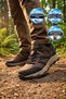 Brown Genuine Leather Non-Slip Sole Lace-Up Men's Outdoor Trekking Shoes 2672 - 3