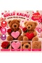 25 cm Rose Heart Bear Plush Toy