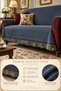 Multi-Purpose Velvet Sofa Cover with Non-Slip Sponge 165X215 cm Modern Bohemian Sofa Bed Shawl Picnic Tablecloth - 5