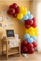 Reading Day Decoration Classic Set Dark Gray Felt Writing Board with Stand and Balloon Chain I'M Now Reading Set
