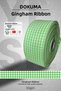 Woven Glitter Plaid Gingham Ribbon 5 cm X 25 Meters – Gift Wrapping, Dowry, Organization, and Bow Decoration Ribbon