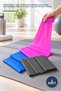 2 Pieces Pilates Band – Latex Pilates Band, Flexible Durable Exercise Band, Resistance Band, Yoga and Aerobics Heating