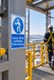 İsg Warning Sign Use Safety Belt Sticker Label 16X24 cm - 2