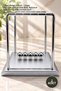2 Pieces of Silver Balance Balls – Large Exercise and Pilates Balls, Balance Balls, Swiss Balls, Fitness Balls