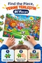 64 Pieces Cheerful Football Players Themed Puzzle Children's Educational Puzzle Game 27.5X19.5 cm - 3