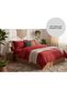 Double Bed Set 200/200 Fitted Sheet 200/220 Duvet Cover 4 Pillowcases