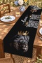 Kıral Lion Crown Patterned Runner / Tablecloth / Placemat - 3