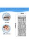 1 Piece Silver Metallic Fringed Backdrop Curtain – Metallic Decorative Curtain, Party and Event Backdrop, Silver Curtain - 2