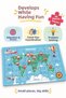 48 Piece World Tour Themed Puzzle Children's Educational Puzzle Game 27.5X19.5 cm - 3