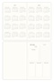 2027 Year A5 Linen Weekly Agenda 15X21 cm - 12 Months Violet - 8