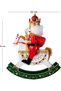 Christmas Ornament Lead Soldier Rocking Horse Red-White-Green 30 Cm. - 5