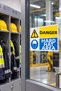 İsg Warning Sign Helmet Area Sticker Label 16X24 cm - 2