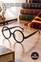 10 Pieces of Harry Potter Glasses – Black Framed Non-Prescription Costume Accessory, Cosplay Party Glasses for Adults and Children