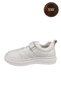 Girls' Sneakers – White Genuine Leather - 2