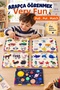Wooden Arabic Alphabet Educational Learning Set of 5 Puzzles – Arabic Letters Take Apart and Put Together for Children Sök Tak Bultak - 2