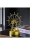 2 Pieces Balance Ball – Gold Color with Continuously Moving Ferris Wheel Design, Balance Ball Spinner for Entertainment Decor and Hobby - 3
