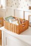 Children's Room Washable Beige Pp Rattan Closet Laundry Toy Organizer Storage Basket Organizer 39X29X13 - 3