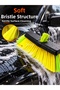 Toma Lux Car Wash Brush 20 cm – Car Cleaning Brush with Soft Fluorescent Bristles and Hose Inlet - 4