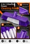 Luxury Hard Carpet and Floor Brush – Hard Floor Cleaning Brush with Scraping Edge - 2