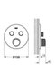 Grohtherm Smartcontrol Three-Valve Flow Controlled Built-In Thermostatic Shower Mixer - 29121Gl0 - Ph - 2