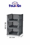 3-Piece*Multi-Purpose Sliding Shelf Organizer for Clothes and Home Accessories Inside the Closet - 3
