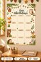 School Bulletin Board First School Class Birthday List Bulletin Board A3 Size Label Sticker - 2