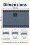 Multi-Purpose Velvet Sofa Cover with Non-Slip Sponge 165X215 cm Modern Bohemian Sofa Bed Throw Picnic Tablecloth Alk3 - 6