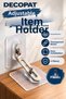 Luxury 3-Piece Adjustable Item Stabilizer with Transparent Adhesive Base Metal Furniture Safety Device - 3